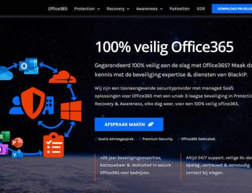 3-laagse beveiliging Office365 Protection Recovery Awareness | BlackIP Cybersecurity Expert Artikel